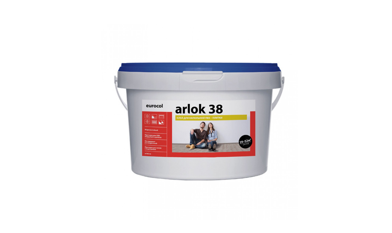 Клей для пвх плитки lvt. Арлок 38. Клей для линолеума Arlok 34. 34 Arlok водно-дисперсионный клей (14кг). Клей для виниловых и ковровых покрытий Eurocol.